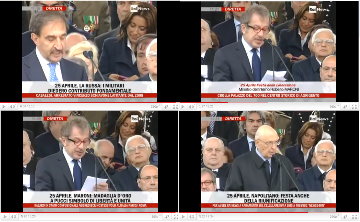 25 aprile sull Altare della Patria, chi è quella signora che... /img/collage_25_aprile.png